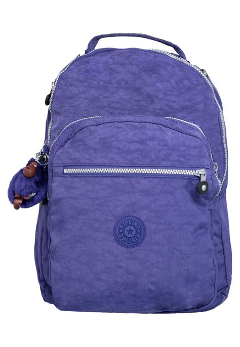 Mochila kipling roxa .